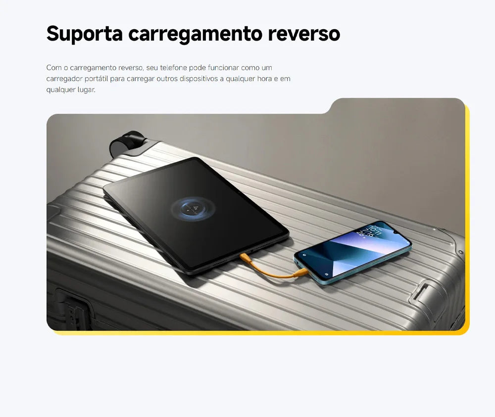 POCO C85 4G 128/6GB Android 15 NFC Tela 6.9" 120Hz Versão Global Bateria 6000mAh Carga Rápida